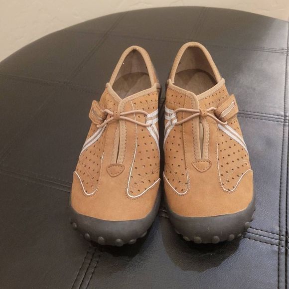 Clark's Privo Tequini Women's Brown Nubuck Leather Slip-On Hiking Shoes MINT - Picture 11 of 15